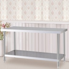 Heavy Duty Commercial Stainless Steel Kitchen Catering Table Work Bench Worktop