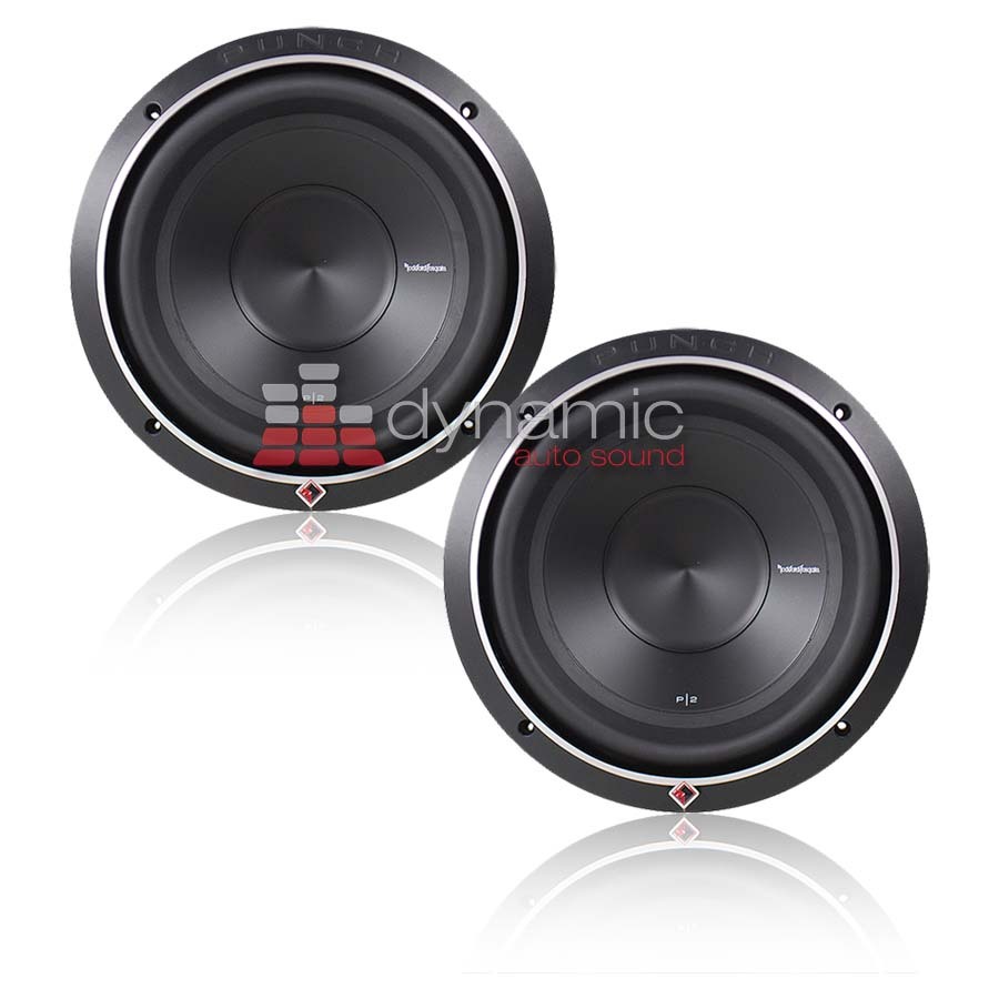 2) Rockford Fosgate P2D2-10 P2 Punch Series 10