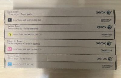Xerox C550,560,570 Toner Set Part Number:006R01529/30/31/32 - Image 1 of 4