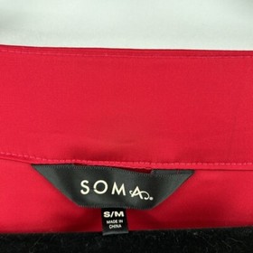 Soma NWT Womens Satin Kimono Robe Size Small Stiletto Red Sexy Sleepwear Luxury