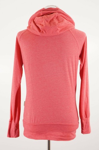 Naketano Women's Hoodie Sweatshirt S Red Pink Light Hood Jersey +Cotton A943 - Picture 5 of 5