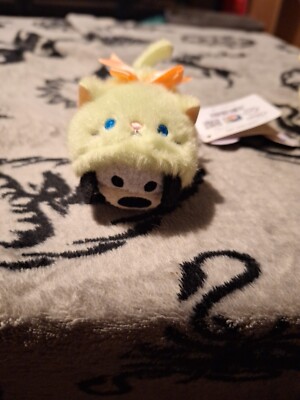 Disney Tsum Tsum Goofy Cats 3,5 Zoll Mini Plüsch gelbe Katze Kätzchen Japan 2016