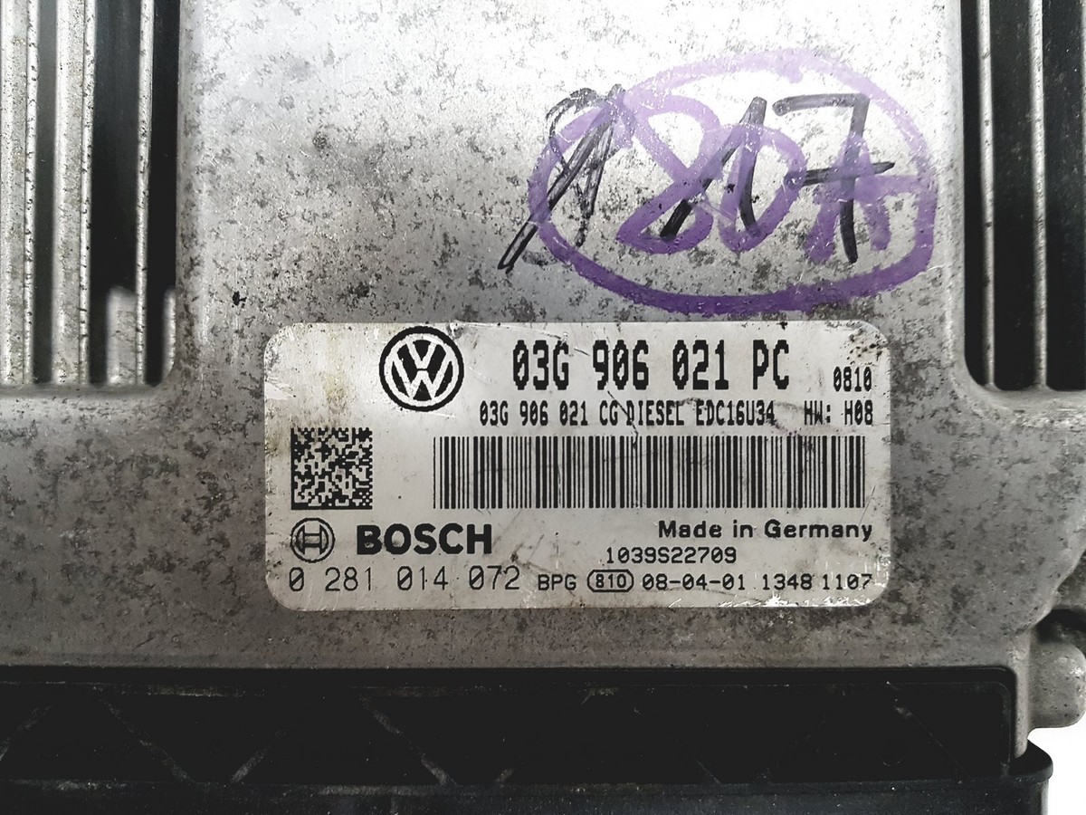 ECU Bosch 03G 906 021 JF / 0 281 013 622 / 1039S17264 | eBay