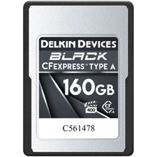 Delkin Devices 160GB BLACK CFexpress Type A Memory Card *NEW*