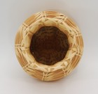 Tohono O'odham Basket Papago Vaselike Covered Natural Open Weave Unsigned DS11 — photo 8