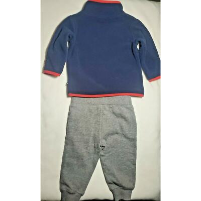 Nautica Sweatpants Fleece Jacket Boy's Size 12M Baby Infant Pants Set Outfit