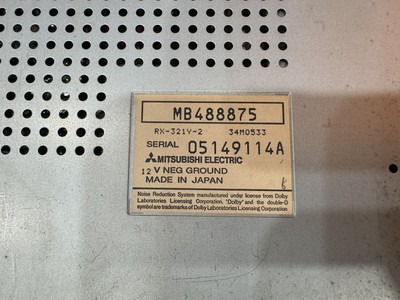89 Mitsubishi Montero Raider Am FM Radio Cassette EQ MB488875 for 