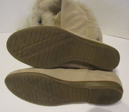 Aldo Chirdon Suede Boots Sherpa Lined Thigh High NWOB Size EU 39 US 8.5 - Picture 6 of 7