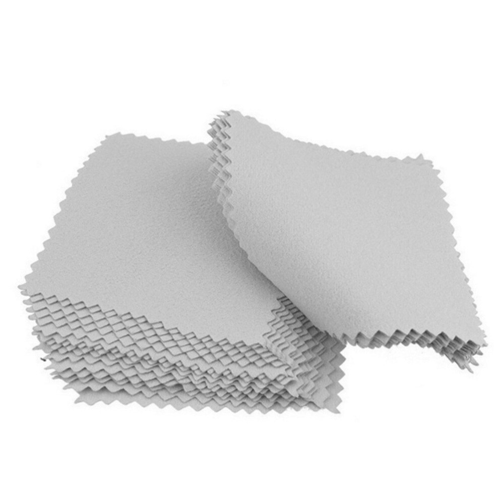 100PCS Premium Jewelry Cleaning & Polishing Cloths for Shine Restoration