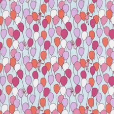 MICHAEL MILLER "BALLONS" DC5146 Aqua by the 1/2 yard