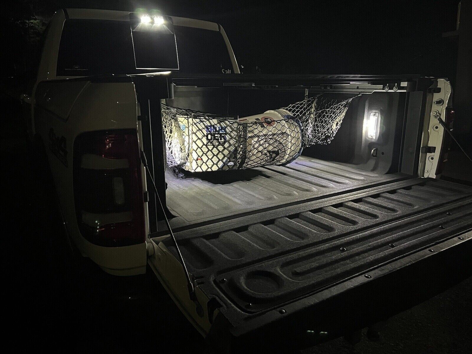 Truck Bed Cargo Net For 2019-2026 Dodge Ram 1500 – Envelope Style Mesh Organizer, Stretchable Elastic Nylon With Hooks, Keeps Cargo Secure