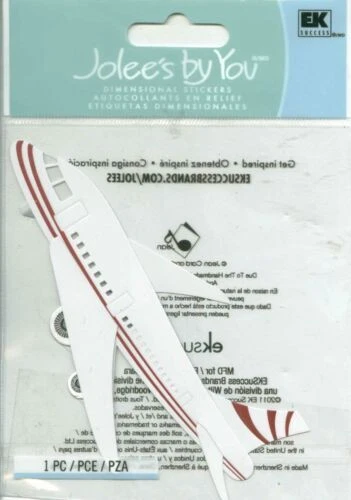 Transporte Jolee's Boutique blanco Pegatinas para colecciones de Recortes