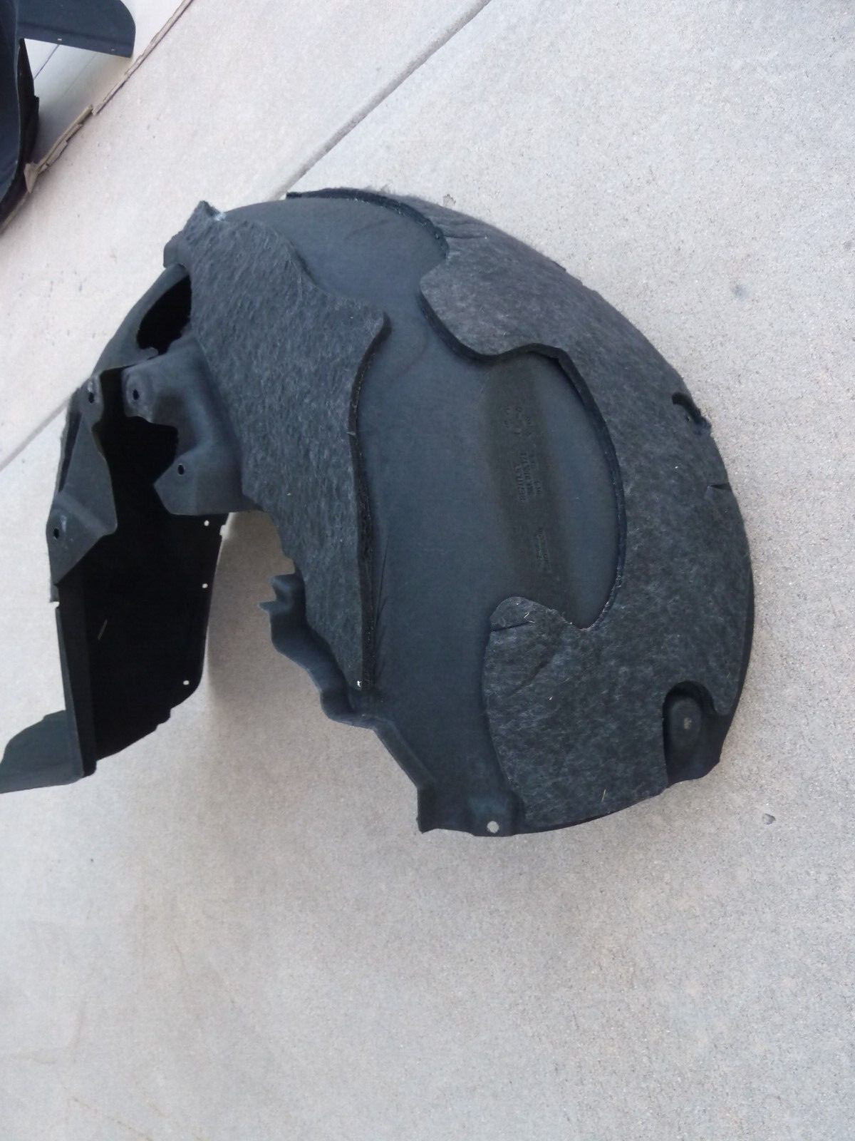 2015+ BENTLEY BENTAYGA Left Drivers Rear Splash Shield Well Guard Dust Cover