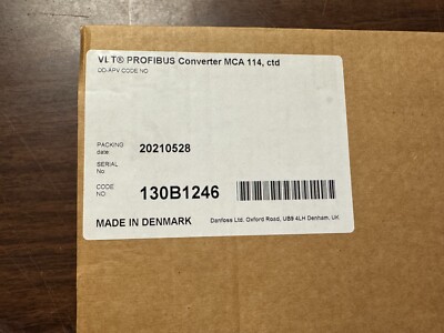 DANFOSS 130B1246 VLT PROFIBUS CONVERTER MCA 114, CTD