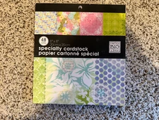 48 Sheets Specialty Cardstock 8 X 8 Forever Watercolor