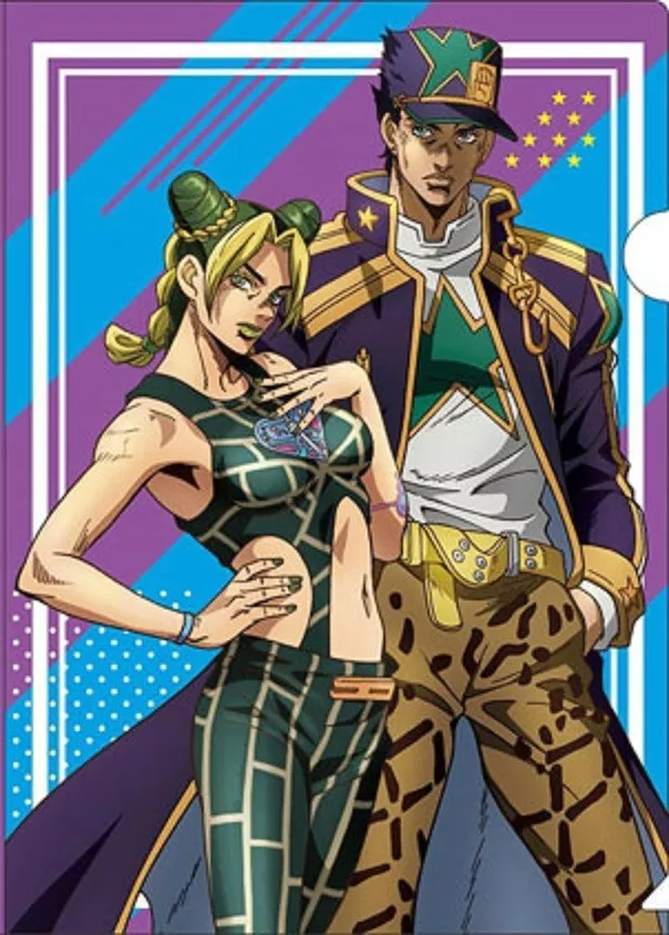 JOJO BIZARRE PART 6 STONE OCEAN JOLYNE FOO JOTARO KUJO FILE FOLDER POSTER 19