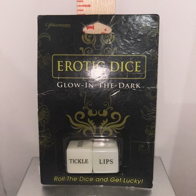 Gag Gift/Fun Erotic Dice Glow In The Dark So Much Fun