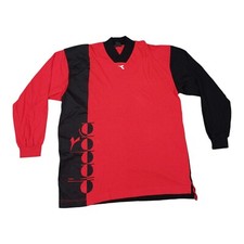 Vintage Baggio #10 Diadora Long Sleeve Soccer Jersey Futbol Shirt 90s Italy XL