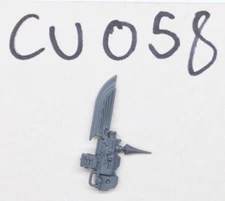 SPACE MARINES ADEPTUS CUSTODES HALBERD BLADE GAMES WORKSHOP WARHAMMER CU058E