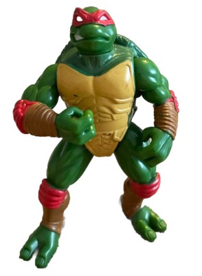 Vintage 1997 TMNT Actionfigur Raphael Playmates Toys Mirage Studios unvollständig
