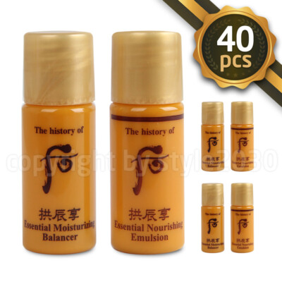 Die Geschichte von Whoo Essential Moisturizing Balancer Emulsion Set 40 Teile