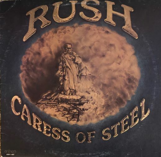 Caress Of Steel by Rush (LP, 1977 Anthem, Canada, ANR-1-603)