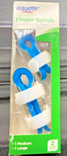 Equate - Two-Sided Finger Splints 1M  1L- Supports  Protects Fingers.