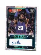 2021-22 Leaf Pro Set Auto RC Blue Neemias Queta Sacramento Kings #34/99 UTAH