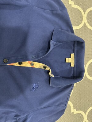 Burberry Brit Womens Size Extra Small XS Nova Check Collared Polo