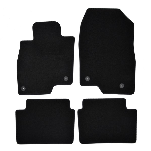 Velour FußMatten Automatten FüR Mazda 6 2012-2018 4-Tlg Schwarz-image