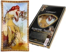Summer Carmani  Plate Tray Carmani Four Season Glassware Limit Art Nouveau Gift