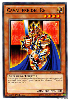 KÖNIGSRITTER auf Italienisch / King's Knight YGLD-ITC15 Common YUGIOH