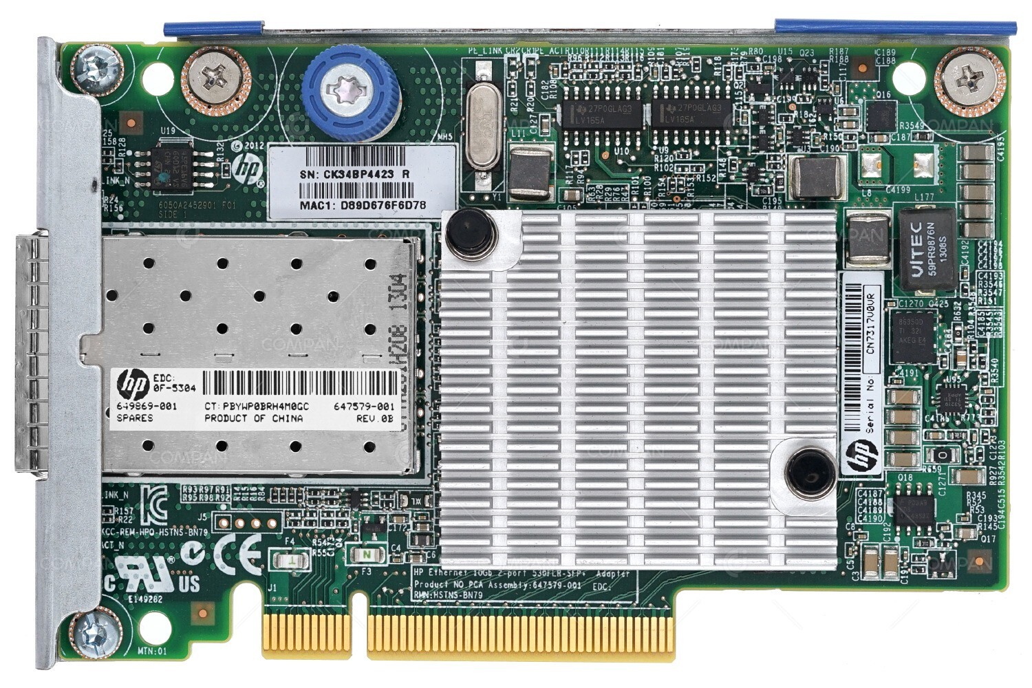 649869-001 / HP ETHERNET 530FLR DUAL PORT 10GB SFP+ ADAPTER | eBay
