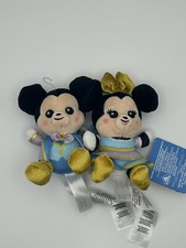 Disney Parks Wishables Walt Disney World 50th Anniversary Plush -Mickey  Minnie