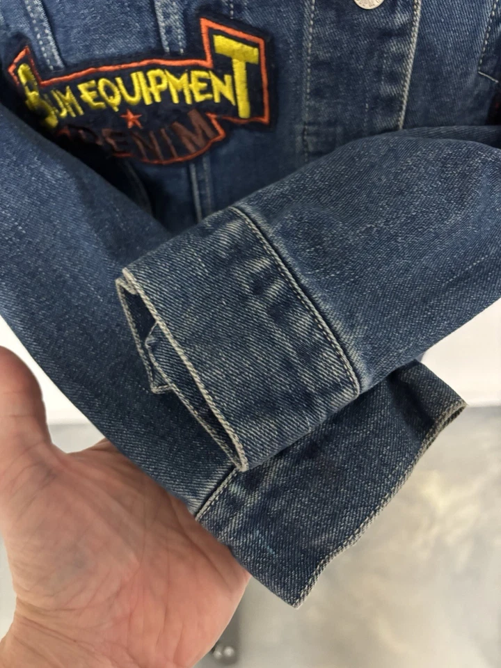 Vintage B.U.M. Chaqueta de jean Equipment para mujer talla mediana Foto 4 de 4