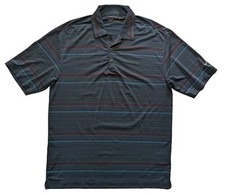 Nike Golf Performance Polo Shirt Fit Dry Mens M Short Sleeve Gray EUC