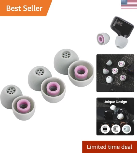 Kiwi Ears Flex Ear Tips - Hypoallergenic Silicone Perfect for KZ/Cadenza Models