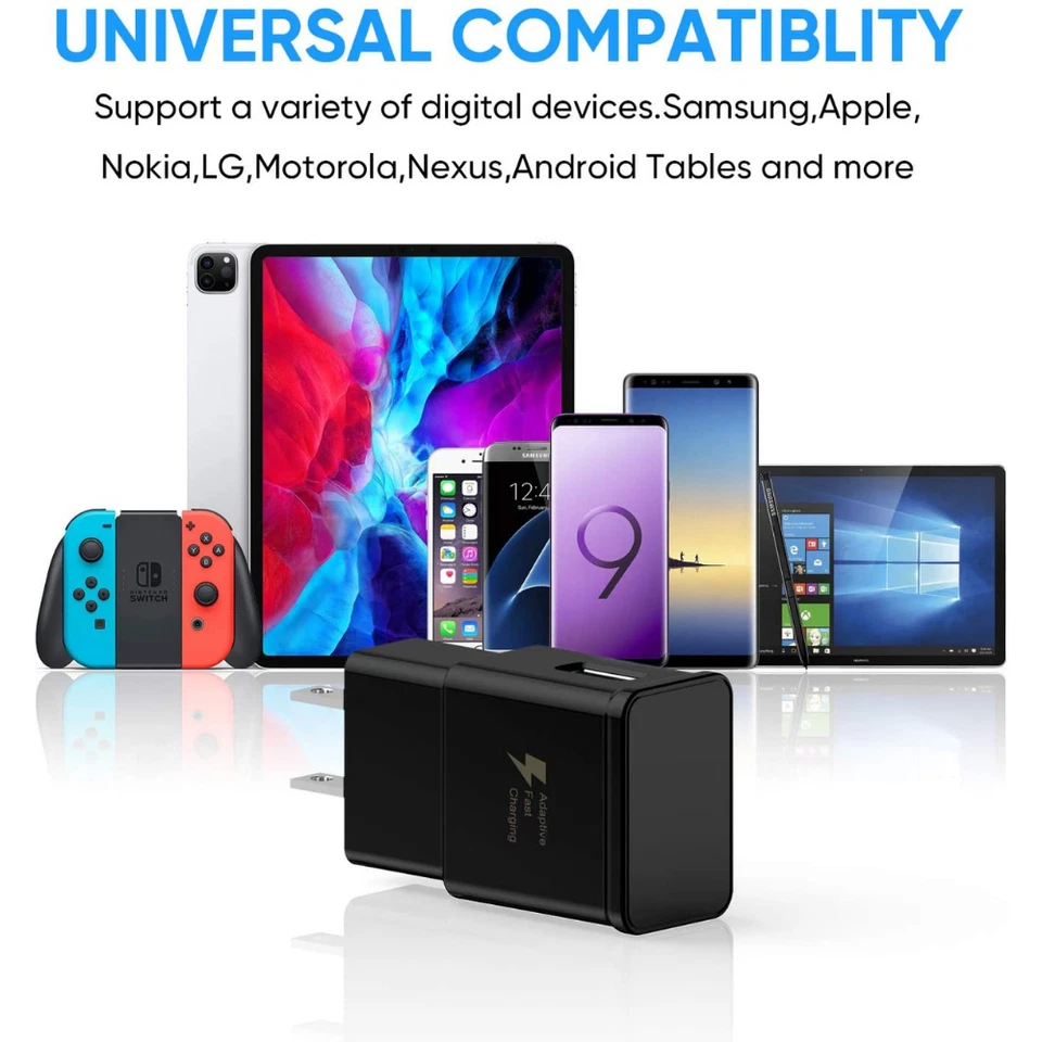 Lote a granel 2A USB cargador de pared enchufe hogar adaptador de corriente para Samsung Android LG HTC Foto 3 de 4