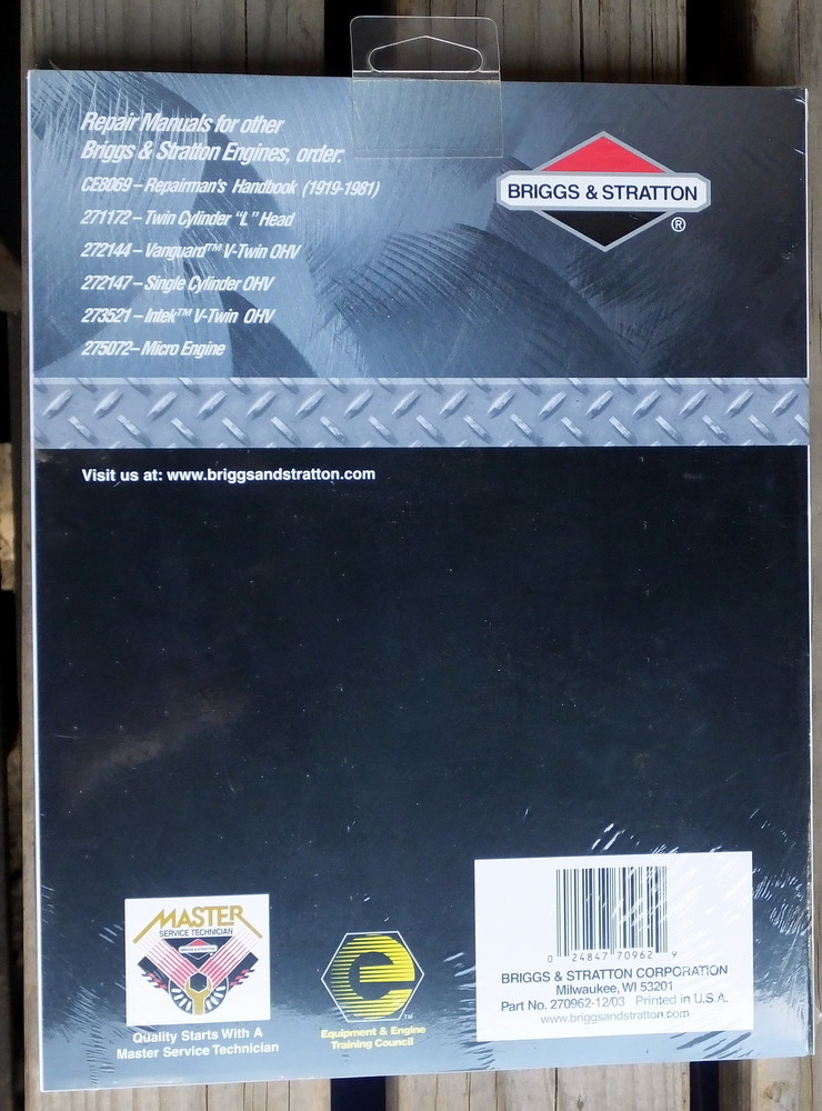 Brigs And Stratton Master Manual