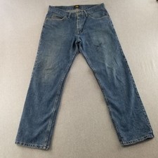 Lee Jeans Mens Size 33x30 Regular Fit Modern Series VTG 100 Cotton Dark Wash