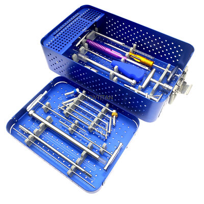Bone Surgery DHS & DCS Plates Instrument Kit Trauma Surgical Locking Plate Set