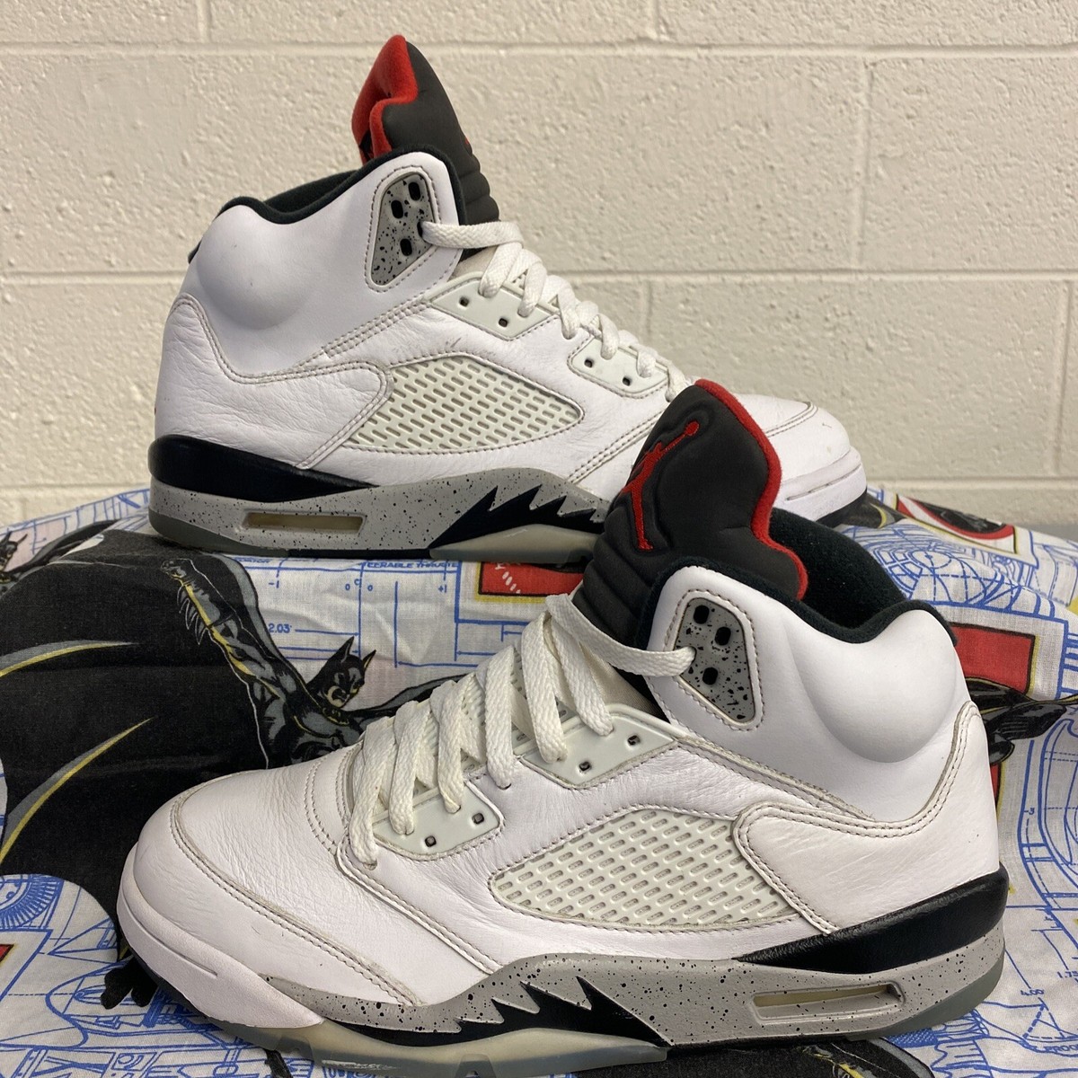 jordan retro 5 cement grey