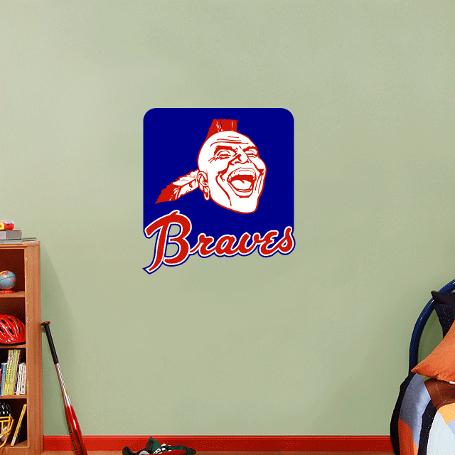 Atlanta Braves MLB Baseball Wall Decor Sticker Decal 24" x 22" eBay