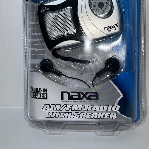 Naxa AM/FM Portable Mini Pocket Radio With Built In Speaker New Sealed NR-712 - Picture 2 of 6