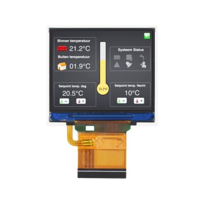 (1  PC)     DLC0200CCP04DF-2     DLC DISPLAY    GRAPHIC DISPLAY TFT RGB 2''