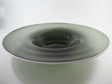 Vintage & Rare Whitefriars Soda Glass Enamel Trim Bowl or Plate No 9640 c1966