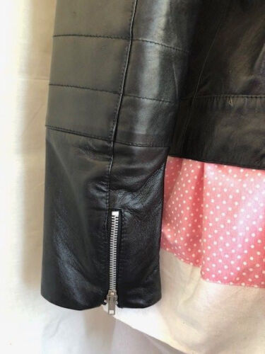 CHAQUETA MUJER MUJER CUERO NEGRA TALLA 10 Mediana - Imagen 3 de 4