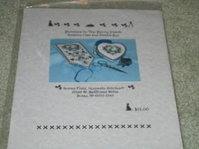 NEW & RARE Norma Flake  "BUNNIES IN THE BERRY PATCH" CROSS STITCH CHART PACK