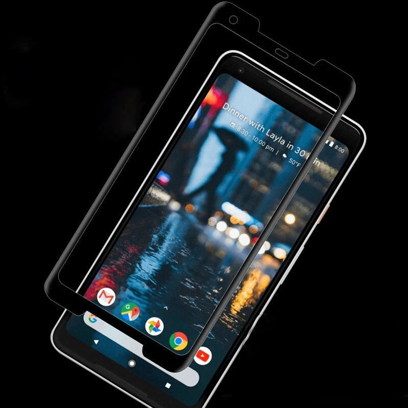 Curved Full Cover Tempered Glass For Google Pixel 3 4 2 Screen Protector Film - Image 2 of 4