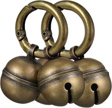 Dog Bells Pet Tracking 4 Extra Loud Dog  Bells Collar,Copper Bells